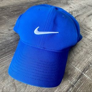 Nike Legacy 91 DRI-FIT Blue Golf Hat with White Swoosh